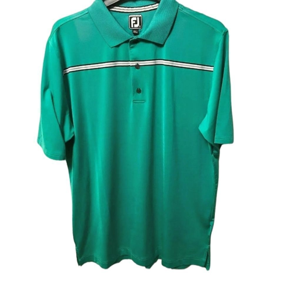 Men's FootJoy Athletic Fit Short Sleeve Golf Polo Size Large